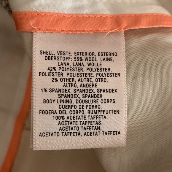 Anthropologie grey and cream plaid trousers - Picture 10 of 12